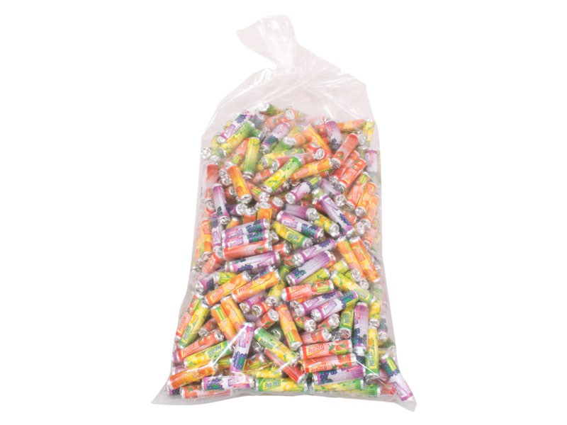 Fruit rolletjes mini polyzak 500 stuks